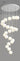 Planet Staircase Chandelier from maija