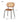 Evie Leather Rattan Dining Chair from Ouqi