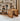 Rattan Wooden Square Stool from maija
