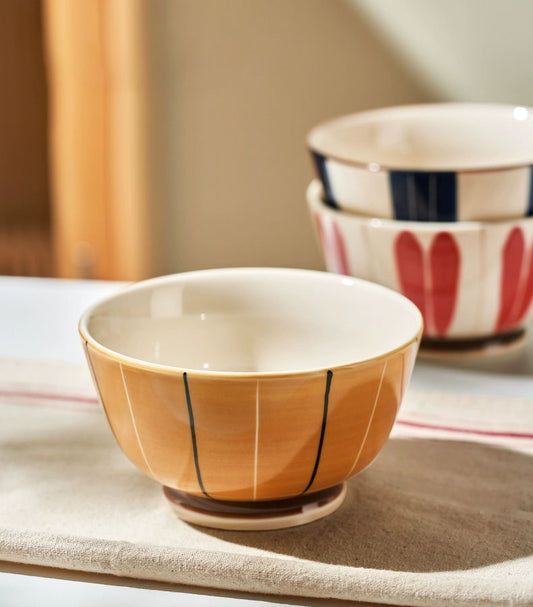 Japanese Ceramic Chie Rice Bowls from maija