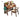 Luna Nordic Solid Wood Desk with Bookshelf from maija