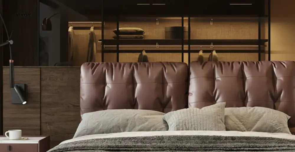 Hogan Suspended Leather Bed from Dongling