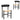 SAVALLE Rattan Dining Chair with Curved Backrest