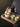 JOTO Takayuki Stylish Walnut Glass Tray from JOTO