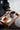 JOTO Takayuki Stylish Walnut Glass Tray from JOTO