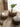 MISS LAZY Isadora Plush Leather Home Stool from MISS LAZY