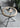 Industrial Glass Round Side Table from Houzhai Home