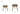Round Woven Rattan Wooden Side Table from maija