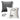YOULI Jasper Chic White Light Luxury Pillow Set from YOULI