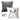 YOULI Jasper Chic White Light Luxury Pillow Set from YOULI