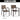 ZIYE Marcellus Weather-Resistant Wooden Table & Chair Set from ZIYE