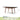 GENJI Isadora Solid Wood Retractable Dining Table from GENJI