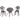 ZIYE Fujiko Elegant Wrought Iron 3-Piece Coffee Table Set from ZIYE