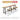 WEIMEI Calypso Chic Iron Milk Tea Bar Table from WEIMEI