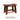 PAULOWNIA Mei Ling Elegant Natural Wood Coffee Table from PAULOWNIA
