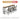WEIMEI Lucerne Vintage Industrial Style Narrow Bar Table & Chair Set from WEIMEI