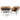 DIME GARDEN Araceli Modern Chic 3-Piece Furniture Set from DIME GARDEN