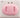 Cube Pastel Pink Piggy Side Table from maija