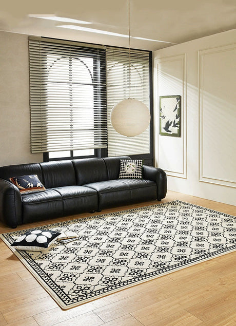 this rug adds a lively, artistic touch to any room