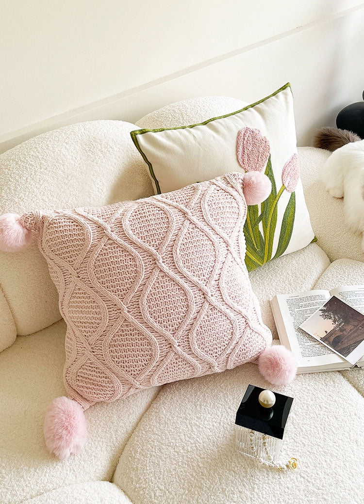 the right cushion brings in color, comfort, and a touch of your personality