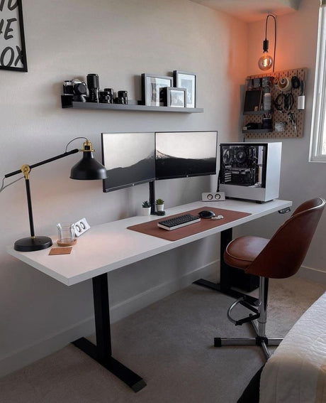  a desk is minimal doesn’t mean it has to be boring