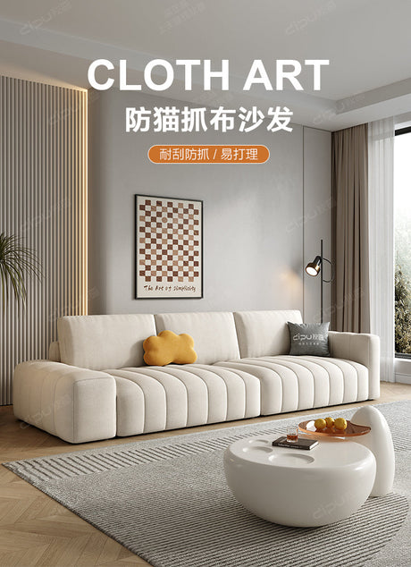 DIPU Landry Scandinavian Cream Modern Sofa from DIPU