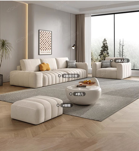DIPU Landry Scandinavian Cream Modern Sofa from DIPU