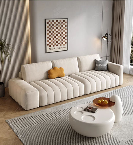 DIPU Landry Scandinavian Cream Modern Sofa from DIPU