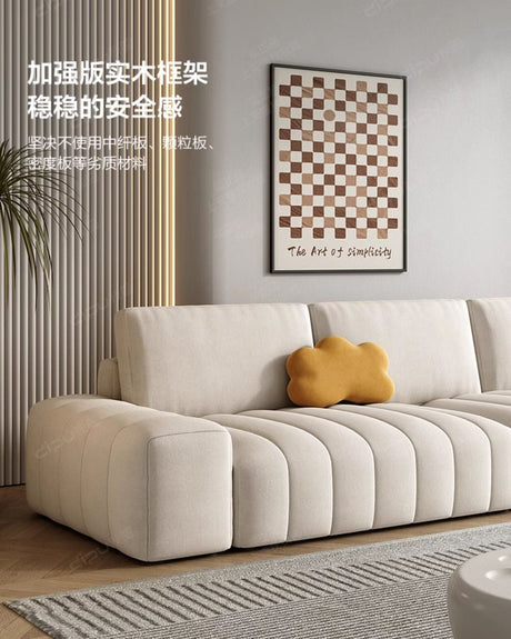DIPU Landry Scandinavian Cream Modern Sofa from DIPU