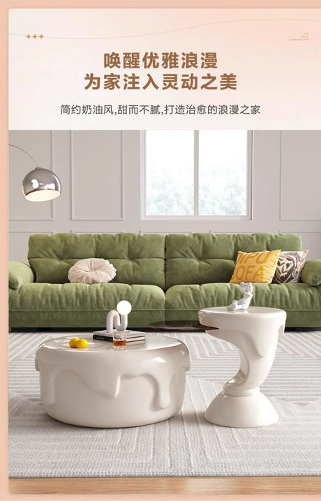 DIPU Riley French Cream Coffee Table from DIPU