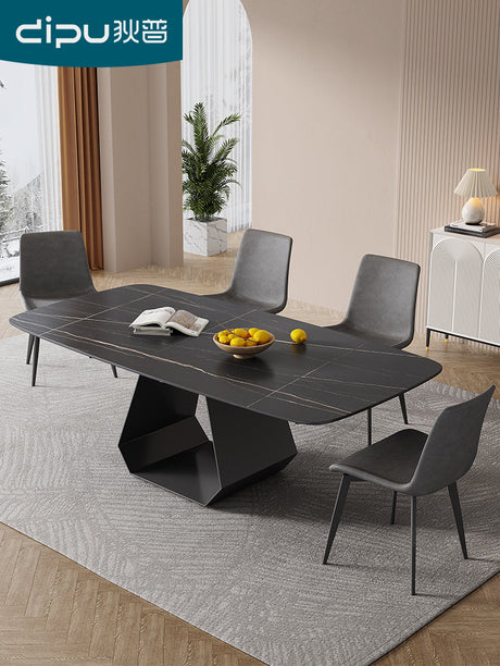 DIPU Whitney Rock Panel Dining Table & Chair Set from DIPU
