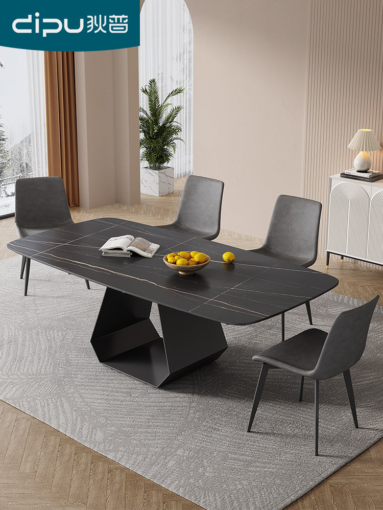 DIPU Whitney Rock Panel Dining Table & Chair Set from DIPU