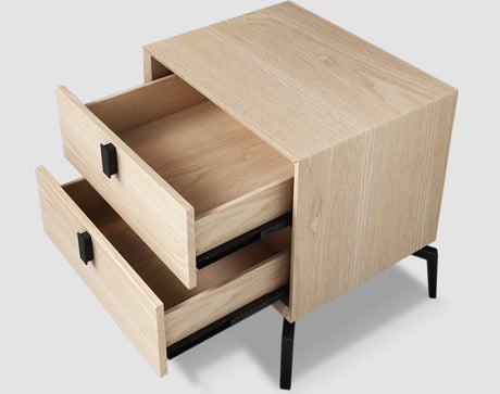 FASATI Jaxon Elegant Solid Wood Bedside Table from FASATI