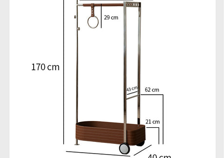 BFH Alexandra Luxe Mobile Storage Rack from BFH
