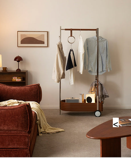 BFH Alexandra Luxe Mobile Storage Rack from BFH