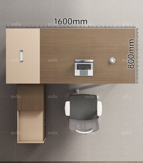 MUTINI Leander Sleek Modern Office Desk Set from MUTINI