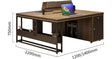 MUTINI Azura Minimalist Collaborative Office Desk Set from MUTINI