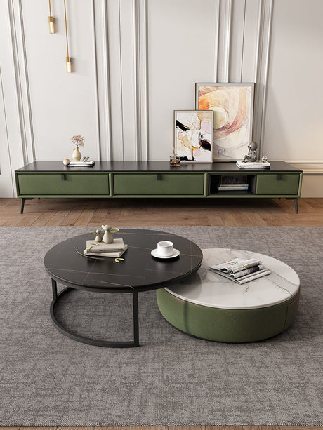 FASATI Oliver Chic Retractable Storage Coffee Table Cabinet from FASATI