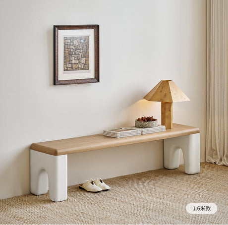 MOYU Laarni Elegant Solid Wood Bench from MOYU