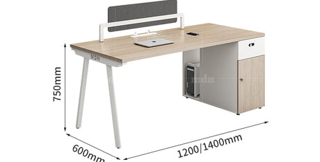 MUTINI Santiago Simple Design Office Desk Set from MUTINI