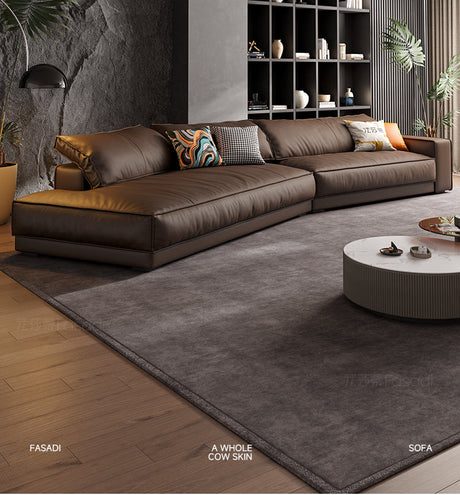 FASATI Leonardo Elegant Italian Cowhide Sofa from FASATI