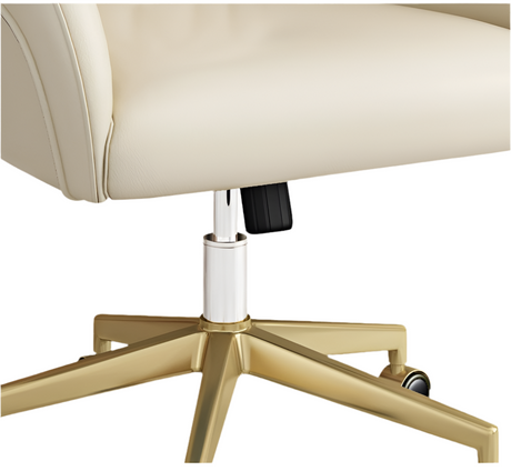 LATE AUTUMN Leather Office Desk Chair with High Back from LATE AUTUMN