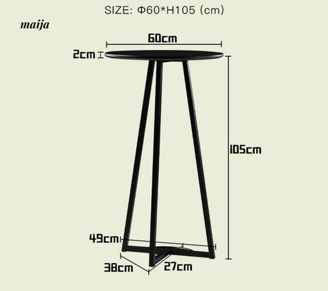 LAZYSPACE Hazel Industrial Bar Table from LAZYSPACE