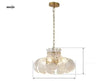 NANCY Retro Glass Chandelier American Style from NANCY