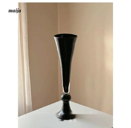 GUIFOU Black High Foot Vase from GUIFOU