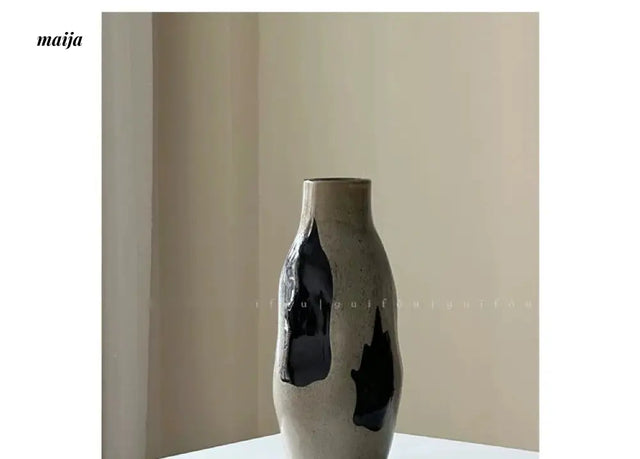 GUIFOU Wabi Sabi Handmade Glazed Vase from GUIFOU