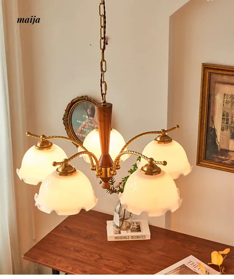 NANCY Antique Bauhaus Chandelier American Retro Style from NANCY