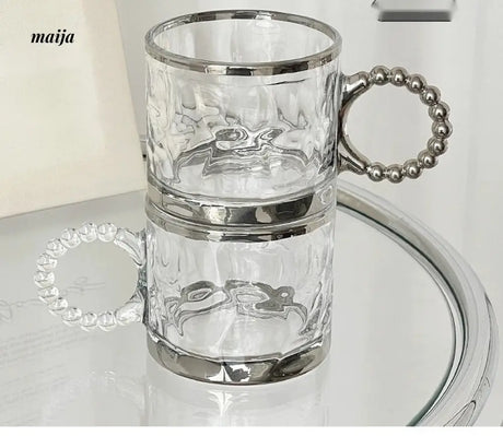 BANKE Silver Advanced Glass Coffee Cup from BANKE