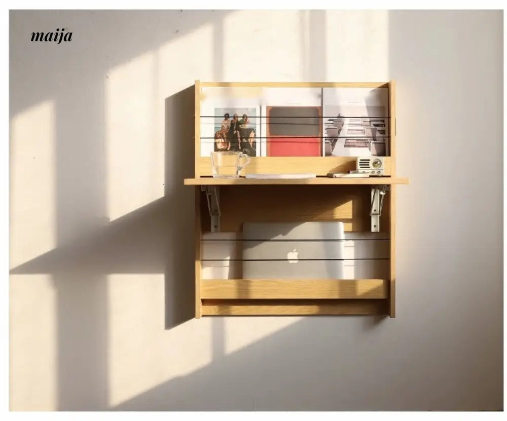 OGI NO RYOHIN Folding Wall Table Desk and Dressing Shelf from OGI NO RYOHIN