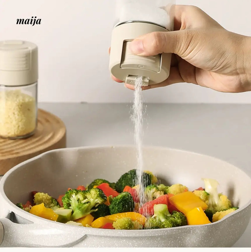 CAROTE Salt Measuring Bottle and Seasoning Box Set from CAROTE